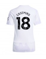 Manchester United Casemiro #18 Bortedrakt Dame 2025-26 Korte ermer
